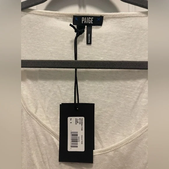 Paige
Women’s size Small
NWT
Giulia Tank
Women's White Lace Sleeve Top - Picture 3 of 5